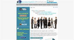 Desktop Screenshot of insuranceagentslistdownload.com